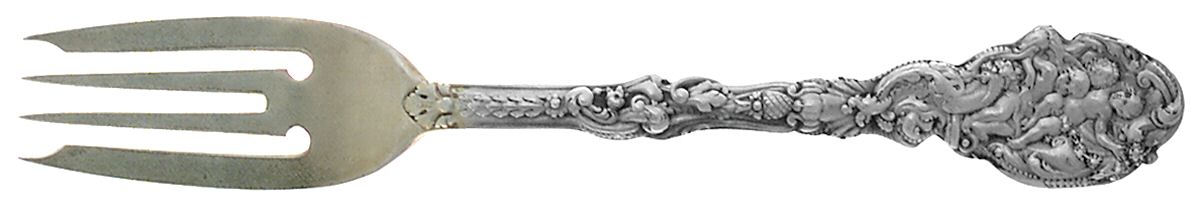 Versailles (Sterling, 1888, No Monograms) Small Individual Solid Fish/Salad Fork by Gorham Silver-1