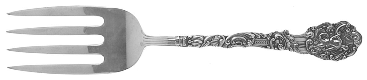 Versailles (Sterling, 1888, No Monograms) Solid Serving Fork by Gorham Silver-1