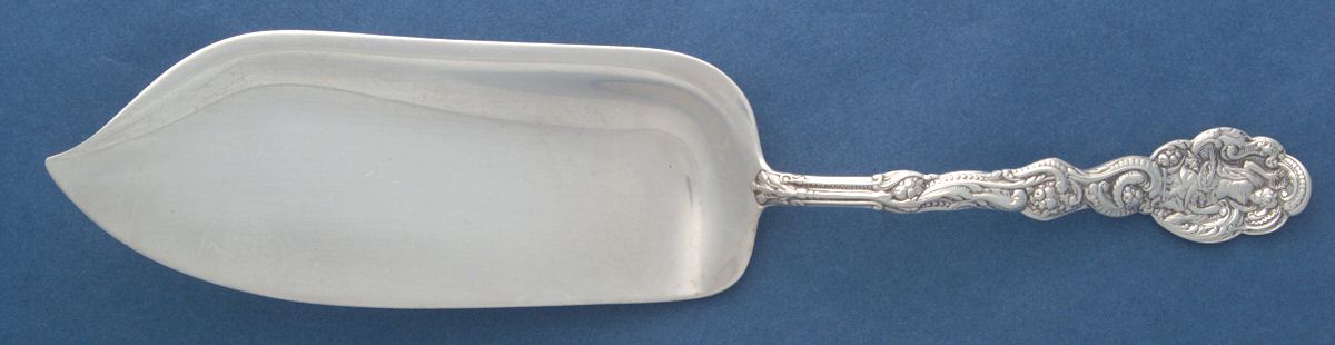 Versailles (Sterling, 1888, No Monograms) Large Solid Fish Serving Knife by Gorham Silver-1
