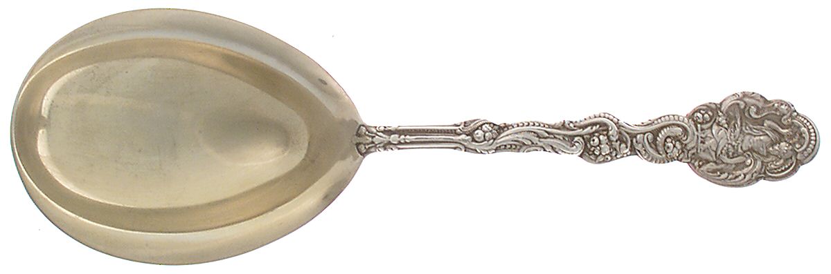 Versailles (Sterling, 1888, No Monograms) Small Solid Berry/Casserole Spoon by Gorham Silver-1