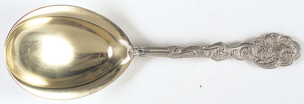 Versailles (Sterling, 1888, No Monograms) Large Solid Berry/Casserole Spoon by Gorham Silver-1