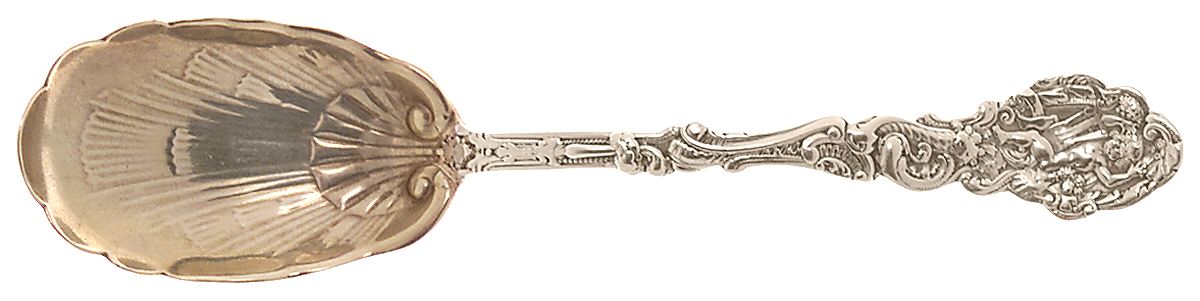 Versailles (Sterling, 1888, No Monograms) Sugar Shell Spoon by Gorham Silver-1