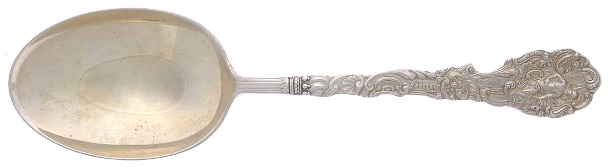Versailles (Sterling, 1888, No Monograms) Solid Serving Spoon by Gorham Silver-1