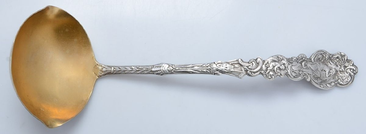 Versailles (Sterling, 1888, No Monograms) Punch Ladle Solid Piece by Gorham Silver-1