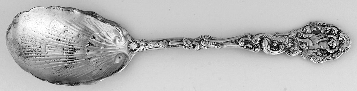 Versailles (Sterling, 1888, No Monograms) Sugar Shell Spoon by Gorham Silver-1