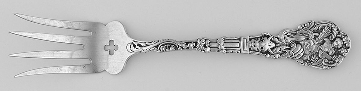 Versailles (Sterling, 1888, No Monograms) Small Chipped Beef Fork by Gorham Silver-1