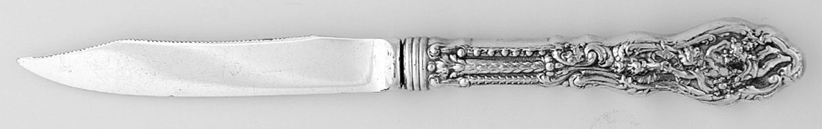 Versailles (Sterling, 1888, No Monograms) Individual Fruit Knife with Silverplate Blade by Gorham Silver-1