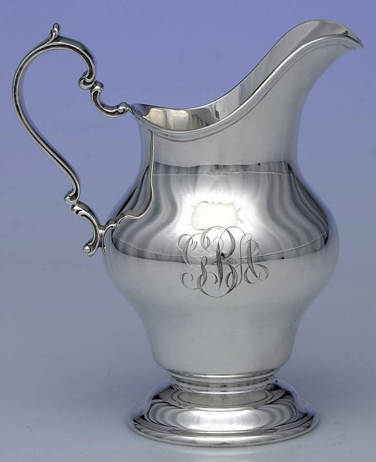 Victorian-Plain (Sterling, Hollowware) Creamer by Gorham Silver-1