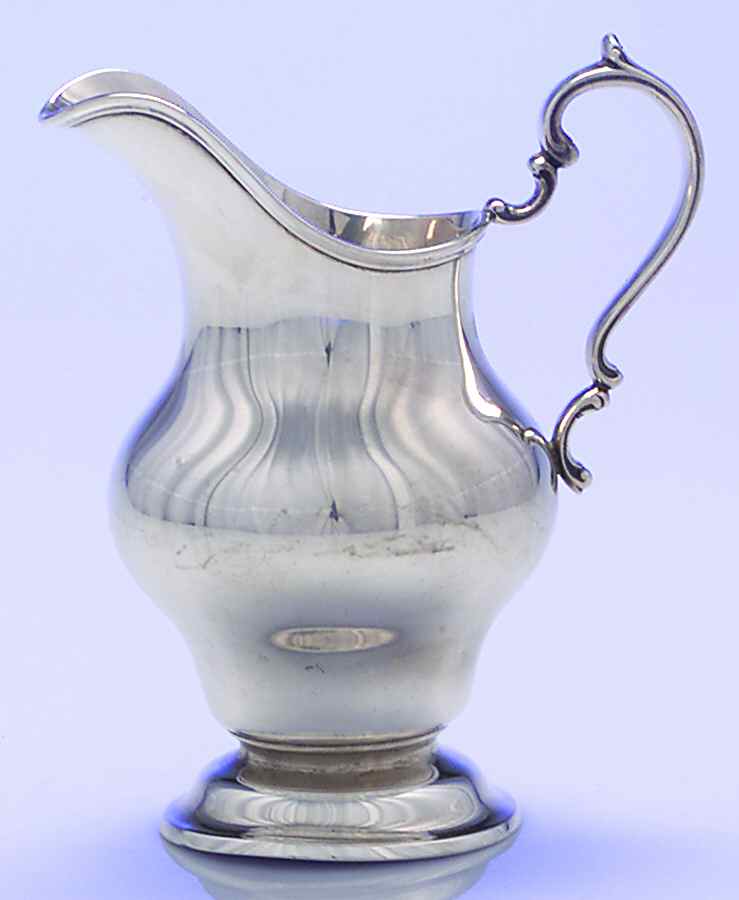 Victorian-Plain (Sterling, Hollowware) Creamer by Gorham Silver-1