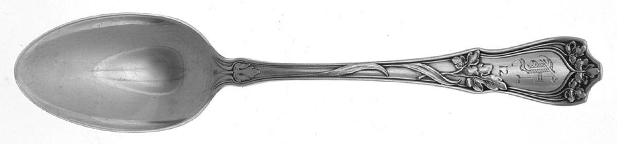 Vine (Sterling, 1910) Monogram Five O'Clock Teaspoon by Gorham Silver-1