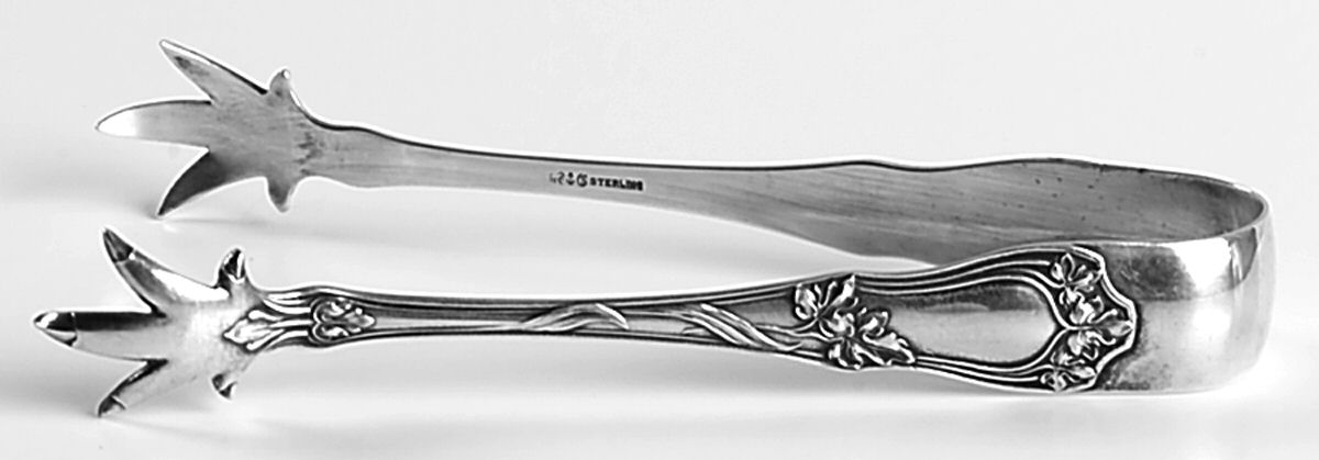 Vine (Sterling, 1910) Small Sugar Tongs by Gorham Silver-1