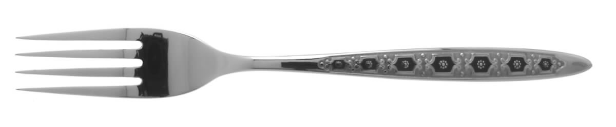Villa Noche (Stainless) Fork by Gorham Silver-1