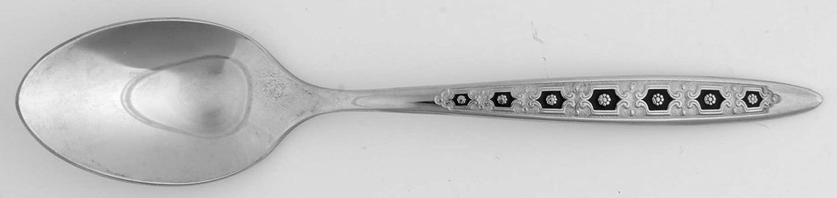 Villa Noche (Stainless) Teaspoon by Gorham Silver-1
