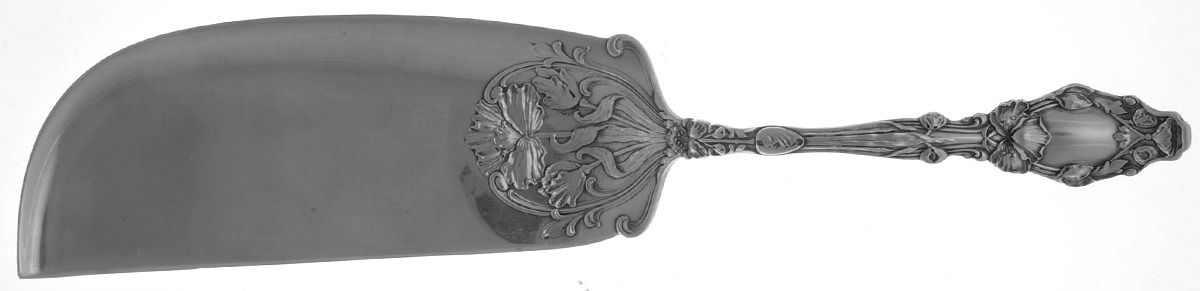 Virginiana (Sterling, 1904-1905, No Monograms) Large Flat Handle Crumb Knife/Crumber by Gorham Silver-1