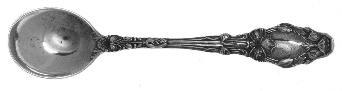 Virginiana (Sterling, 1904-1905, No Monograms) Large Chocolate Spoon by Gorham Silver-1