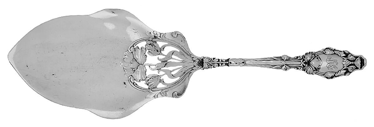 Virginiana (Sterling, 1904-1905, No Monograms) Large Solid Pie Knife by Gorham Silver-1