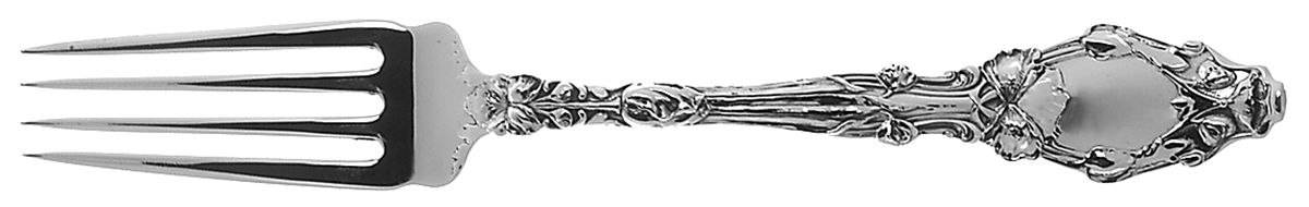 Virginiana (Sterling, 1904-1905, No Monograms) Fork by Gorham Silver-1