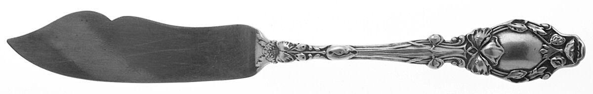 Virginiana (Sterling, 1904-1905, No Monograms) Flat Handle Master Butter Knife by Gorham Silver-1