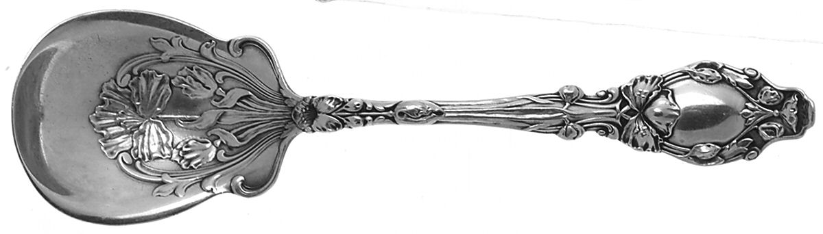 Virginiana (Sterling, 1904-1905, No Monograms) Sugar Spoon by Gorham Silver-1