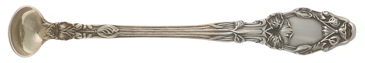 Virginiana (Sterling, 1904-1905, No Monograms) Mustard Spoon by Gorham Silver-1