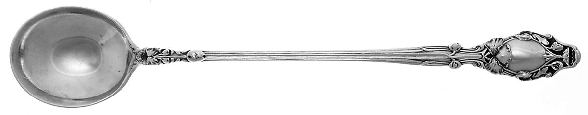 Virginiana (Sterling, 1904-1905, No Monograms) Long Handle Chocolate Muddler Spoon by Gorham Silver-1