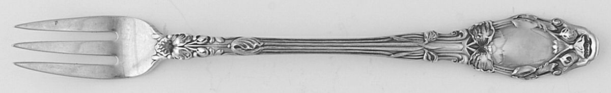 Virginiana (Sterling, 1904-1905, No Monograms) Oyster Fork by Gorham Silver-1