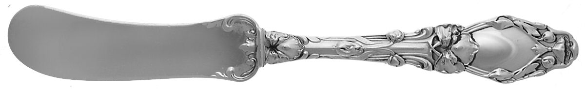 Virginiana (Sterling, 1904-1905, No Monograms) Flat Handle Butter Spreader by Gorham Silver-1
