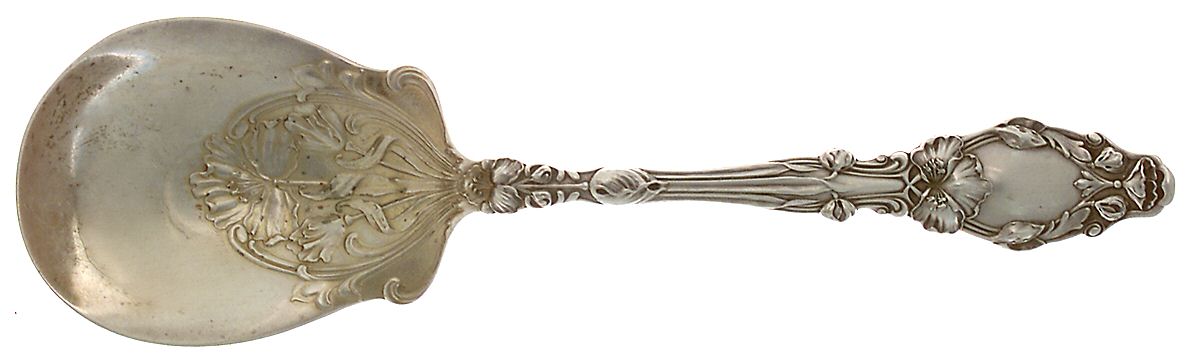 Virginiana (Sterling, 1904-1905, No Monograms) Preserve Spoon by Gorham Silver-1
