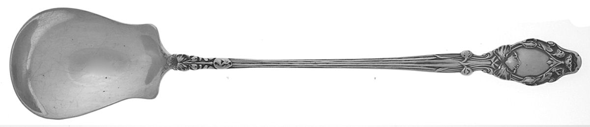 Virginiana (Sterling, 1904-1905, No Monograms) Large Lettuce Serving Spoon by Gorham Silver-1