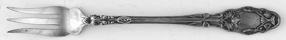 Virginiana (Sterling, 1904-1905, No Monograms) Olive Fork by Gorham Silver-1