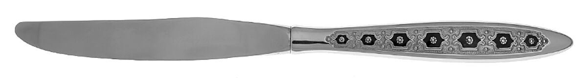 Villa Tierra (Stainless, Redbrown Accent) Modern Hollow Knife by Gorham Silver-1