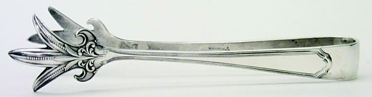Washington Irving (Silverplate, 1923-1927) Large Ice Serving Tongs by Gorham Silver-1