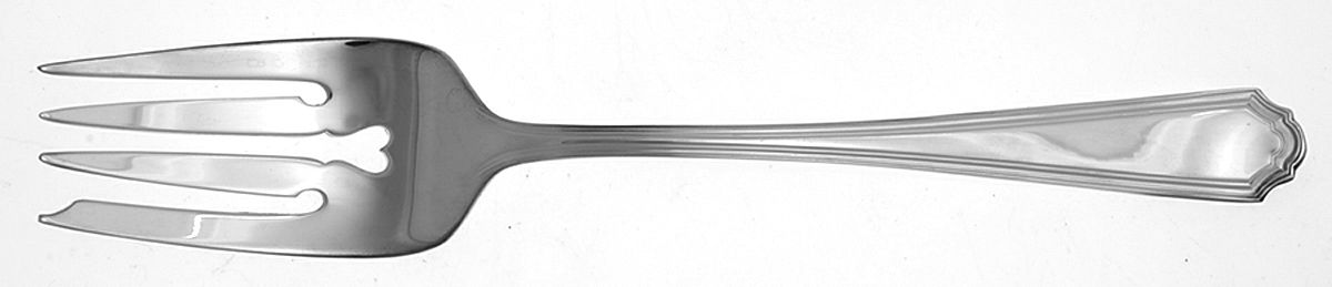Washington Irving (Silverplate, 1923-1927) Medium Solid Cold Meat Serving Fork by Gorham Silver-1