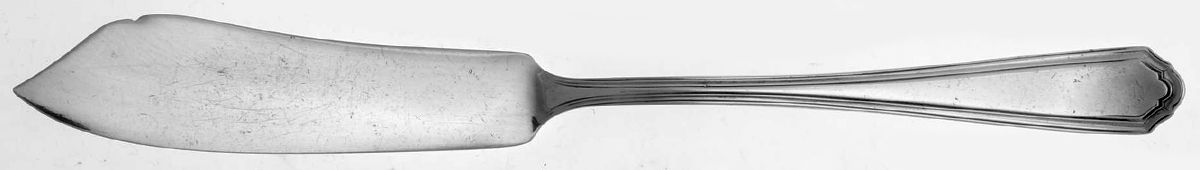 Washington Irving (Silverplate, 1923-1927) Flat Handle Master Butter Knife by Gorham Silver-1