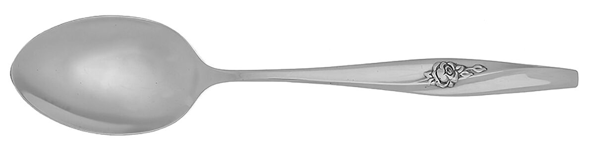 Wave Rose (Stainless) Teaspoon by Gorham Silver-1