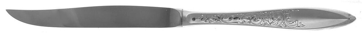 White Paisley (Sterling, 1966) Individual Steak Knife Hollow Handle by Gorham Silver-1
