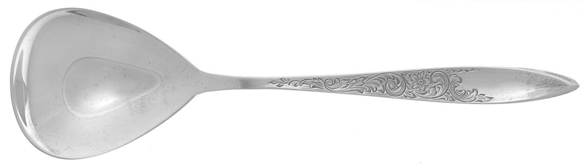 White Paisley (Sterling, 1966) Sugar Spoon by Gorham Silver-1