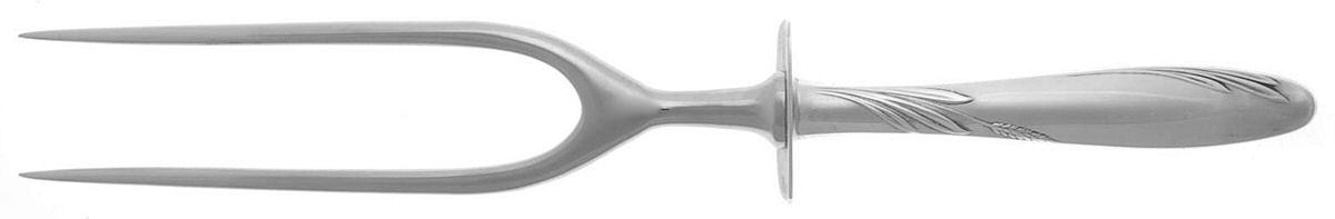 Willow (Sterling, 1954) Large Joint/Roast Holder Fork by Gorham Silver-1