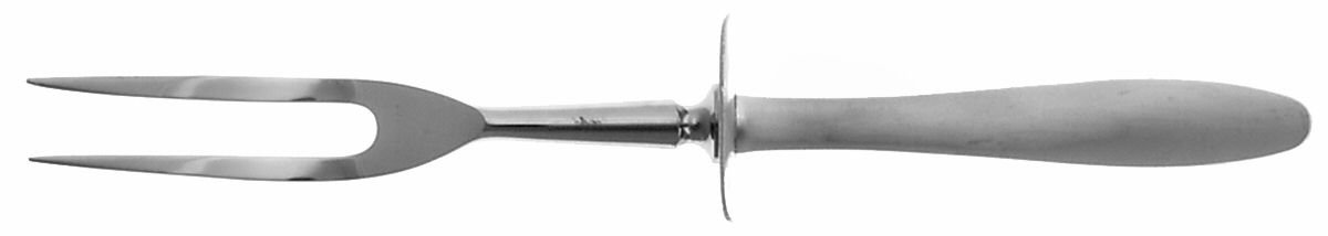 Willow (Sterling, 1954) Large Stainless-Prong Roast Carving Fork by Gorham Silver-1
