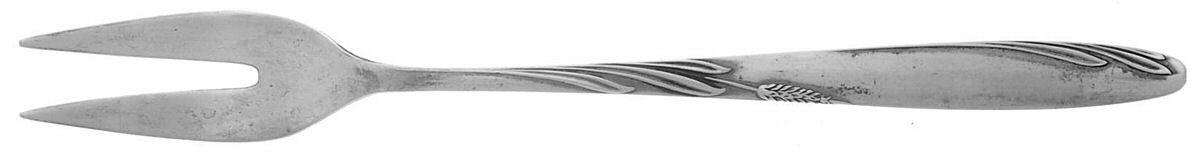 Willow (Sterling, 1954) Short Handle Pickle/Olive Fork by Gorham Silver-1