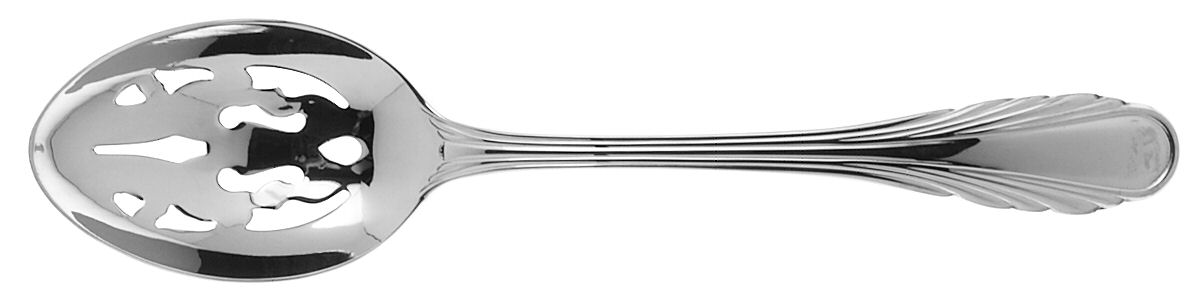 Windrush (Stainless) Pierced Tablespoon (Serving Spoon) by Gorham Silver-1