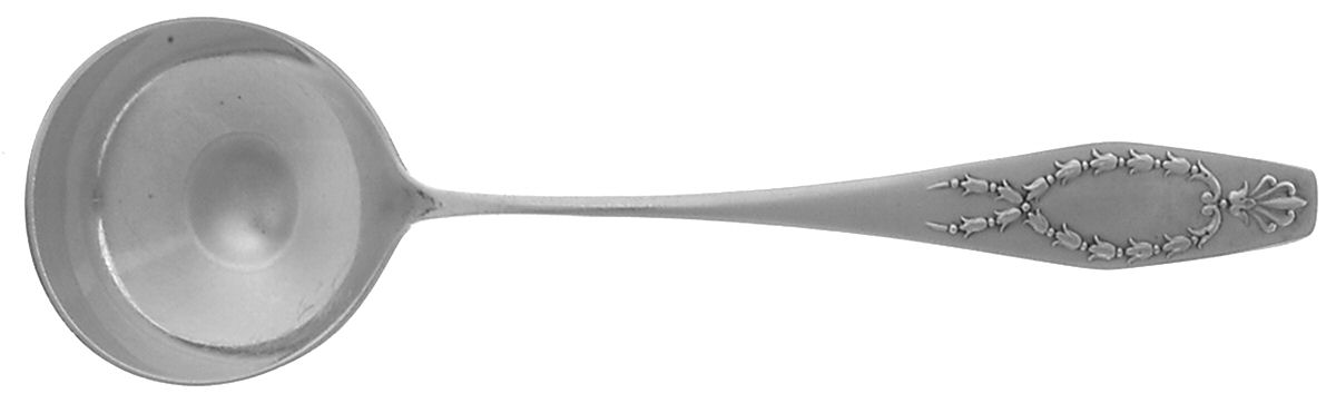 Wreath (Sterling, 1911) Round Bowl Soup Spoon (Bouillon) by Gorham Silver-1