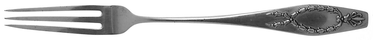 Wreath (Sterling, 1911) Strawberry Fork by Gorham Silver-1