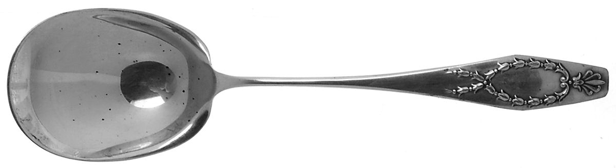 Wreath (Sterling, 1911) Sugar Spoon by Gorham Silver-1