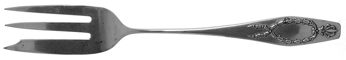 Wreath (Sterling, 1911) Individual Pie Fork by Gorham Silver-1