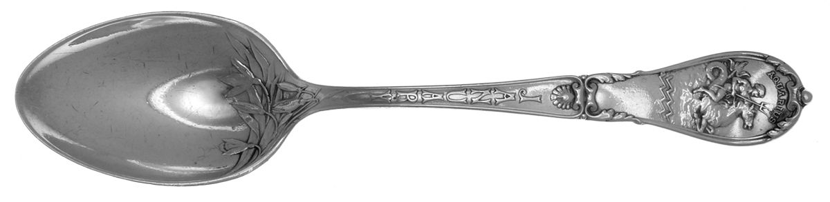 Zodiac (Sterling, 1906) Teaspoon by Gorham Silver-1