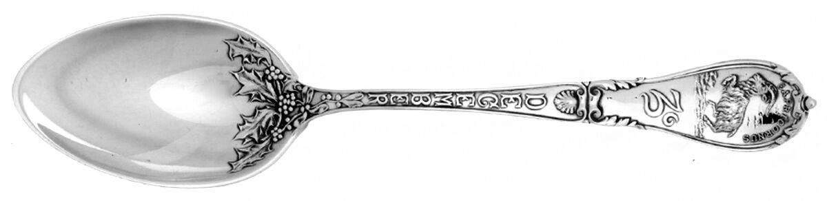 Zodiac (Sterling, 1906) Teaspoon by Gorham Silver-1