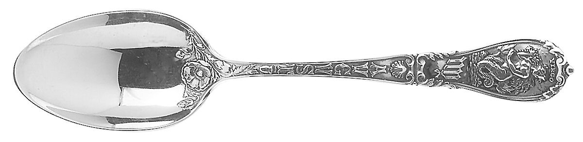 Zodiac (Sterling, 1906) Teaspoon by Gorham Silver-1