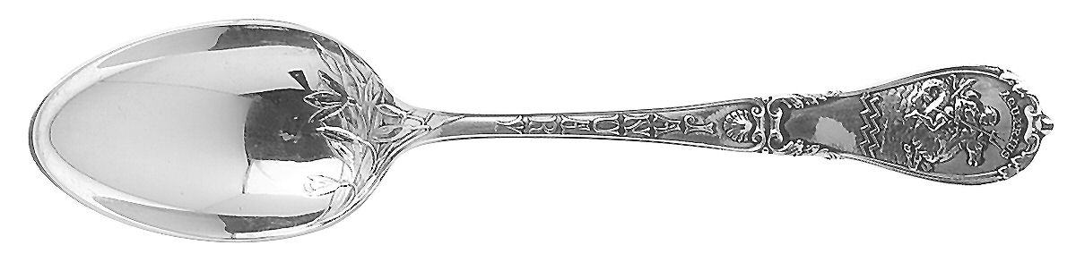 Zodiac (Sterling, 1906) Teaspoon by Gorham Silver-1