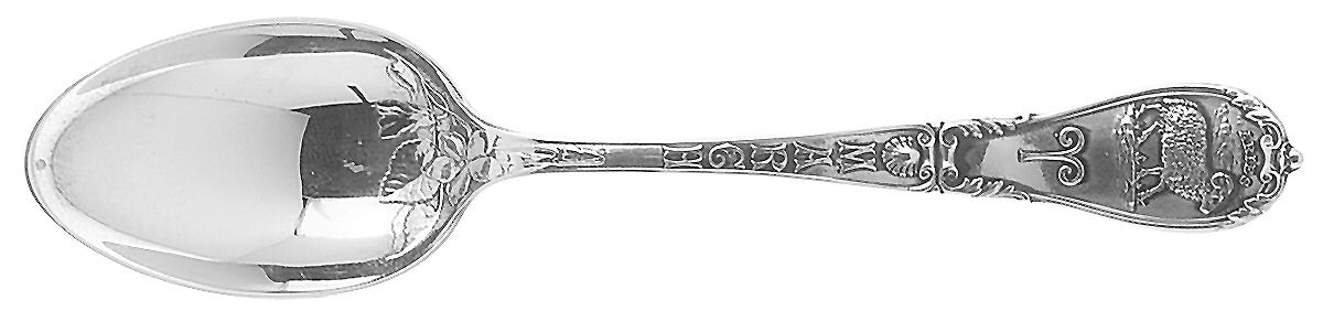 Zodiac (Sterling, 1906) Teaspoon by Gorham Silver-1
